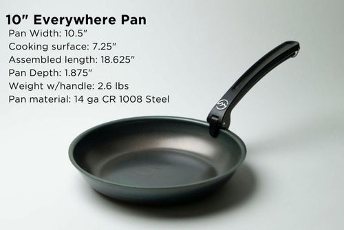 2 x 10" Everywhere Carbon Steel Pan set.