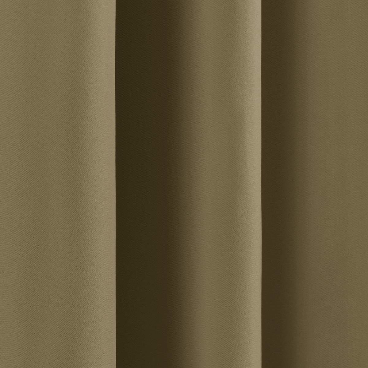 52 x 63 inch Solid Olive Green Thermal Blackout Curtain Panels - Set of 2