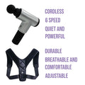 Pursonic Ultimate Pain Relief and Posture Support Bundle